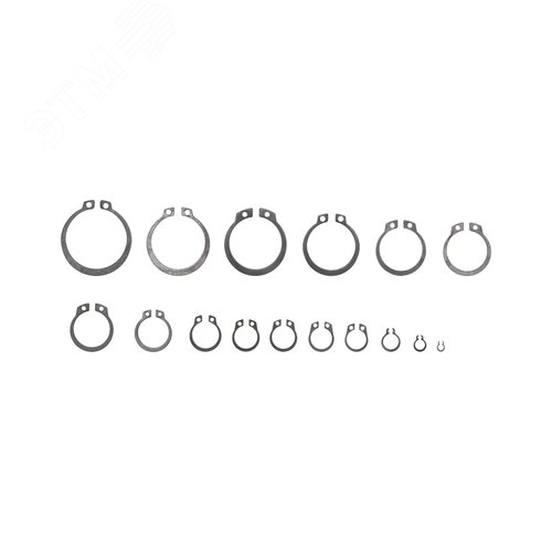 Набор наружных стопорных колец 3-32мм (300 шт/уп)