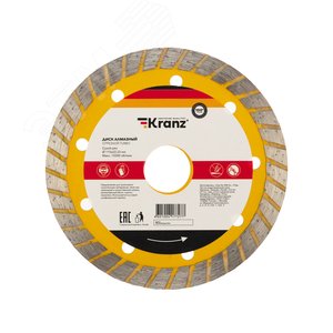 Диск алмазный отрезной Turbo 115x22.2x2.4x10 мм