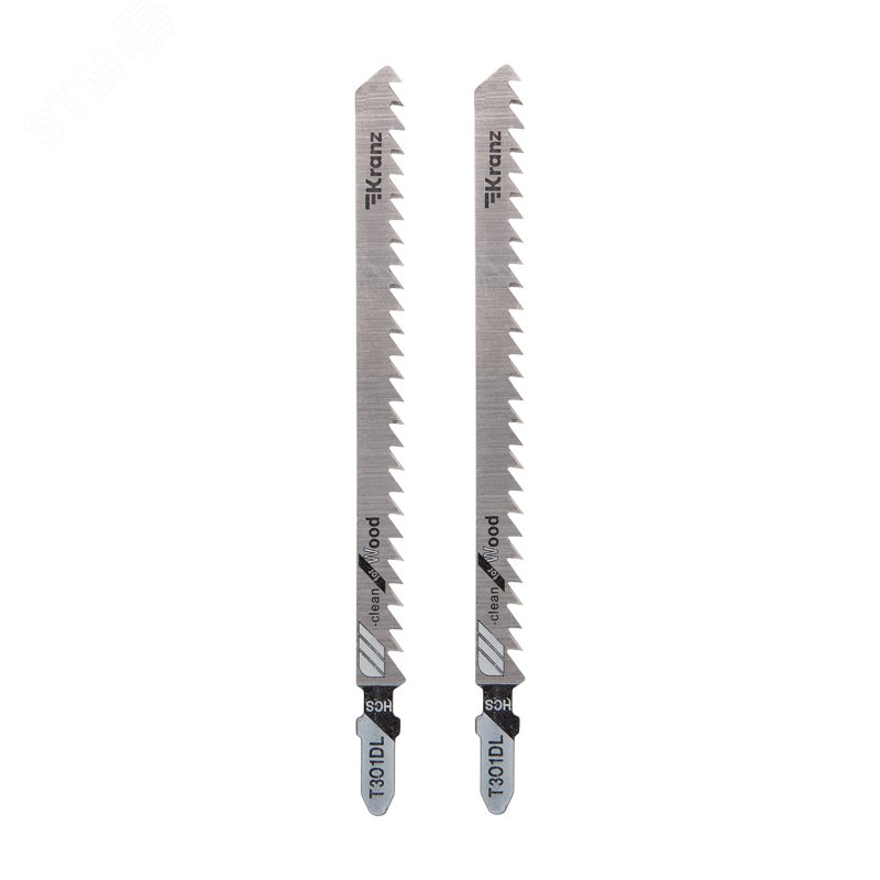 Пилка для электролобзика по дереву T301DL 132 мм 6 зубьев на дюйм 6-85 мм (упак - 2 шт.)