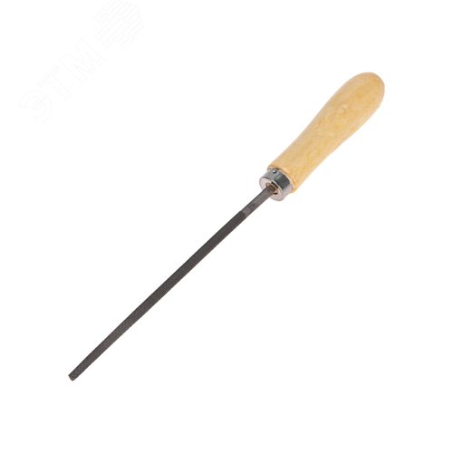 Напильник круглый 150  мм, деревянная ручка