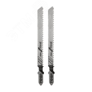 Пилка для электролобзика 100 мм 10 з/д 4-30 мм обратные зубья T101BR (2 шт./уп.) (дерево)