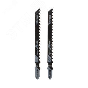 Пилка для электролобзика по дереву T144DP 100 мм 6 зубьев на дюйм 8-60 мм (упак - 2 шт.)