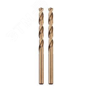 Сверло по металлу 3х61х33 мм (сталь HSS-Co 5% M35 P6M5K5) (упак - 2 шт.) DIN 338