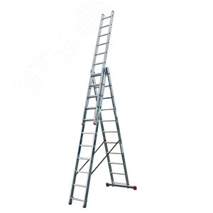 Лестница трехсекционная универсальная с допфункцией CORDA 3х11