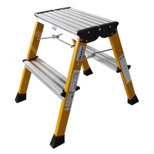 Подставка ROLLY 2х2 ступени желтая