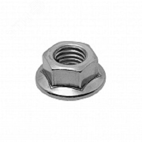 Гайка DIN6923 М5 покрытие цинк 200 шт