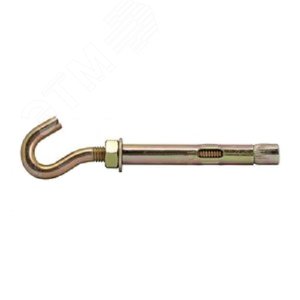 Болт анкерный 8х45 с крюком оцинкованный 2 шт.