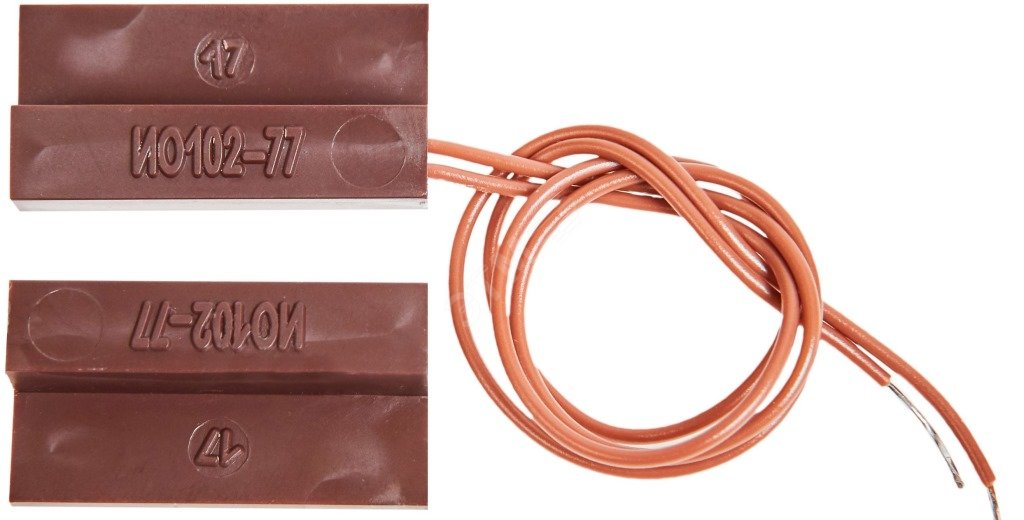 Извещатель охранный магнитоконтактный  коричневый