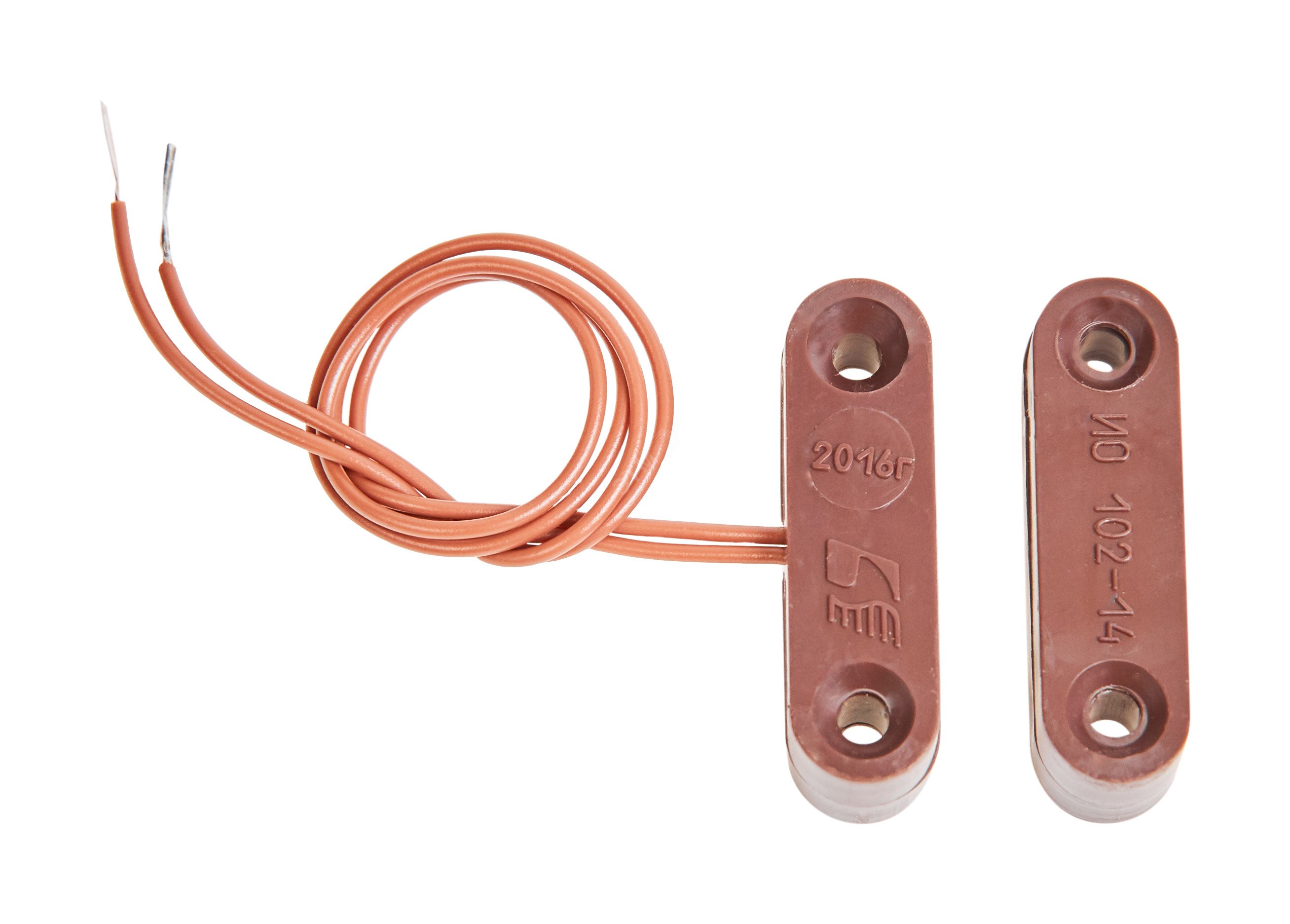 Извещатель  охранный  магнитоконтактный           коричневый цвет