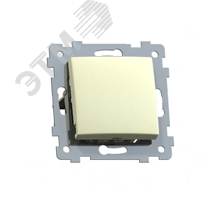 Мария Механизм выключателя одноклавишного скрытой установки С110-437,  слоновая кость