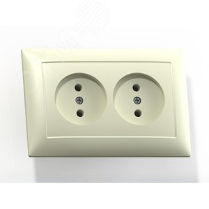 СЕЛЕНА Розетка РС16-371 скрытая слоновая кость