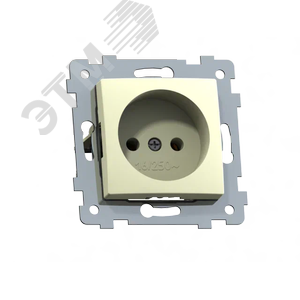 Мария  Механизм розетки одноместной скрытой установки РС16-444,  слоновая кость