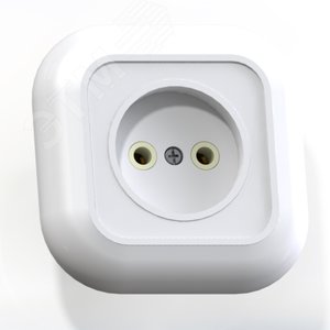 Валентина Розетка 1 пост скрытая белый РС10-153