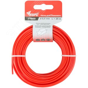 Леска для садовых триммеров ''Звездочка'' 3.0 мм х 25 м