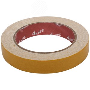 Лента монтажная клейкая на вспененной основе, белая, 19 мм х 5 м