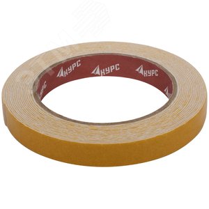 Лента монтажная клейкая на вспененной основе, белая, 15 мм х 5 м