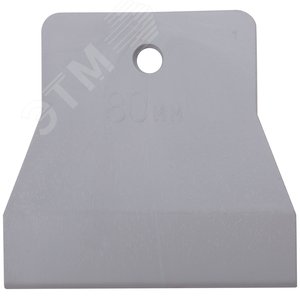 Шпатель резиновый белый 80 мм