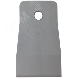 Шпатель резиновый белый 40 мм