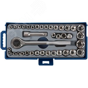 Набор торцевых головок 39 шт 3/8'' (метрические и дюймовые)