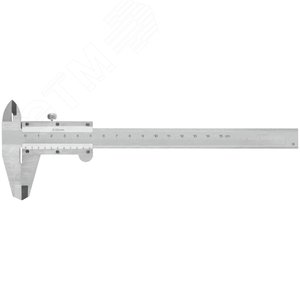 Штангенциркуль металлический хромированный 150 мм/ 0,02 мм (пластиковый кейс)