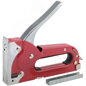 Степлер для узких скоб ''тип 53'' 4-8 мм, металлический корпус