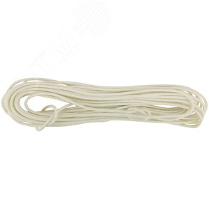 Фал капроновый плетеный 16-ти прядный с сердечником 8 мм х 20 м, р/н= 650 кгс