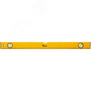 Уровень ''Лайт'', 3 глазка, желтый корпус, шкала 600 мм