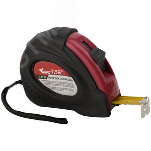 Рулетка прорезиненный корпус ''Классик'' 7.5 м x 25 мм