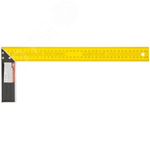 Угольник столярный желтый 400 мм