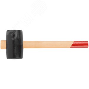 Киянка резиновая, деревянная ручка 50 мм (300 гр)