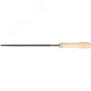 Напильник, деревянная ручка, круглый 200 мм