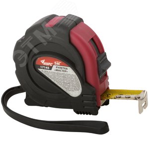 Рулетка прорезиненный корпус ''Мастер'' 5 м x 19 мм