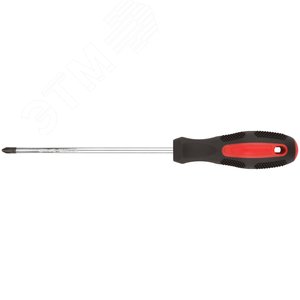 Отвертка ''Мастер'', CrV сталь, прорезиненная ручка 6х150 мм РН2
