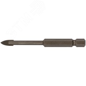 Сверло по кафелю и стеклу, шестигранный U-хвостовик под биту 5х70 мм