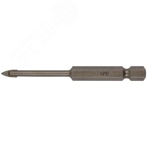 Сверло по кафелю и стеклу, шестигранный U-хвостовик под биту 4х70 мм