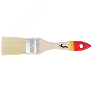 Кисть флейцевая ''Модерн'', иск. щетина, деревянная ручка 1.5'' (38 мм)