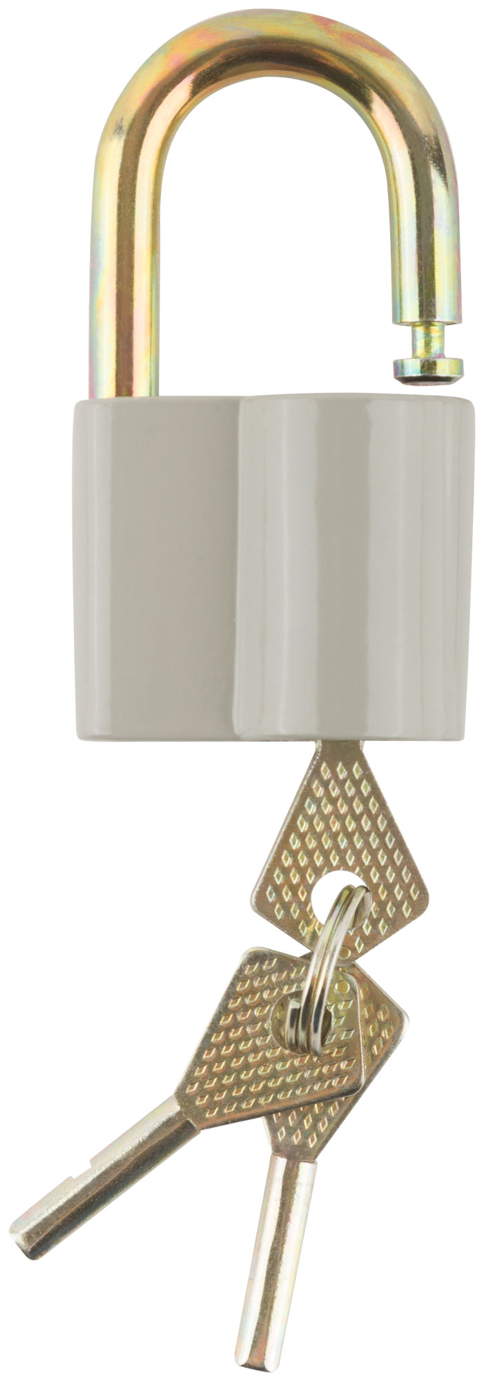 Замок навесной, корпус из алюминиевого сплава, стальная дужка 45 мм