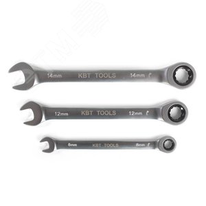 Ключ гаечный комбинированный трещоточный 19 мм серия KBT-PROFESSIONAL