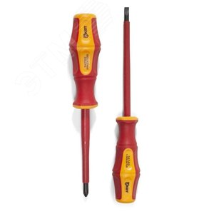 Отвертка диэлектрическая PZ-FL2х100 серия ПРОФИ