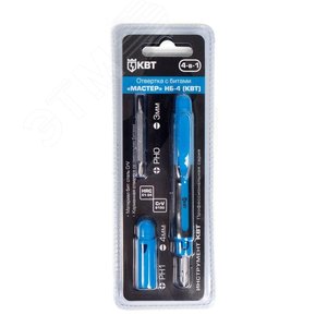 Набор отвертка с битами НБ-4 серия МАСТЕР