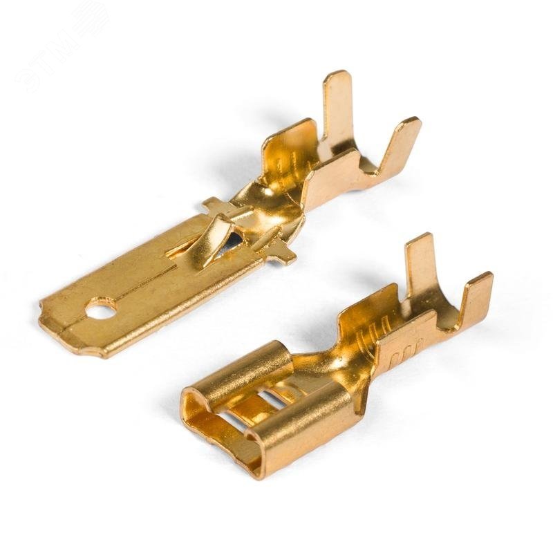 Разъем плоский неизолированный (мама) РП-М 1.5-(4.8)