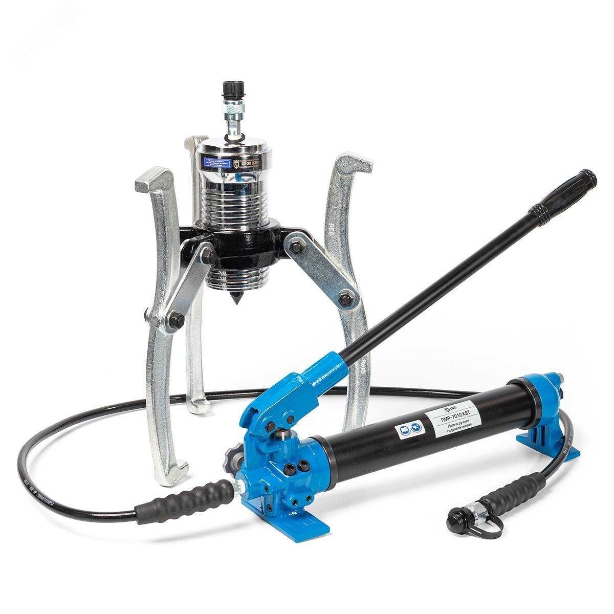 Съемник гидравлический с выносным насосом СГН-30 серия ПРОФИ