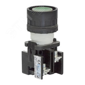 Выключатель кнопочный Зеленый, ВК 43-21-11110-54 УХЛ2