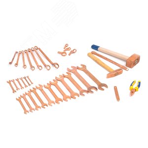 Набор инструмента омедненный (33 предмета)