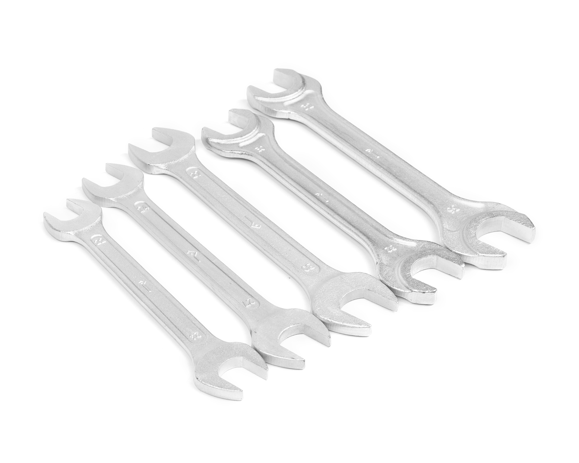 Набор ключей гаечных рожковых двусторонних №5 22-36 брезентовая сумка КЗСМИ