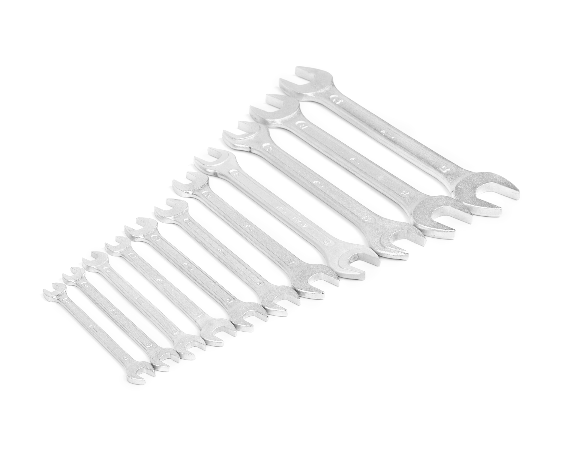 Набор ключей гаечных рожковых двусторонних №9 5.5-22 брезентовая сумка КЗСМИ