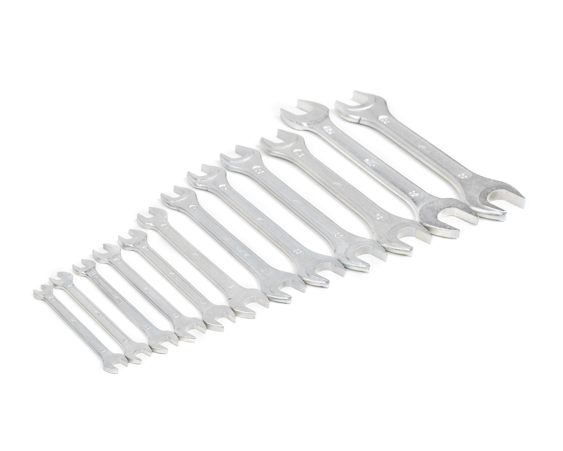 Набор ключей гаечных рожковых двусторонних 12 шт. 8-32 КЗСМИ