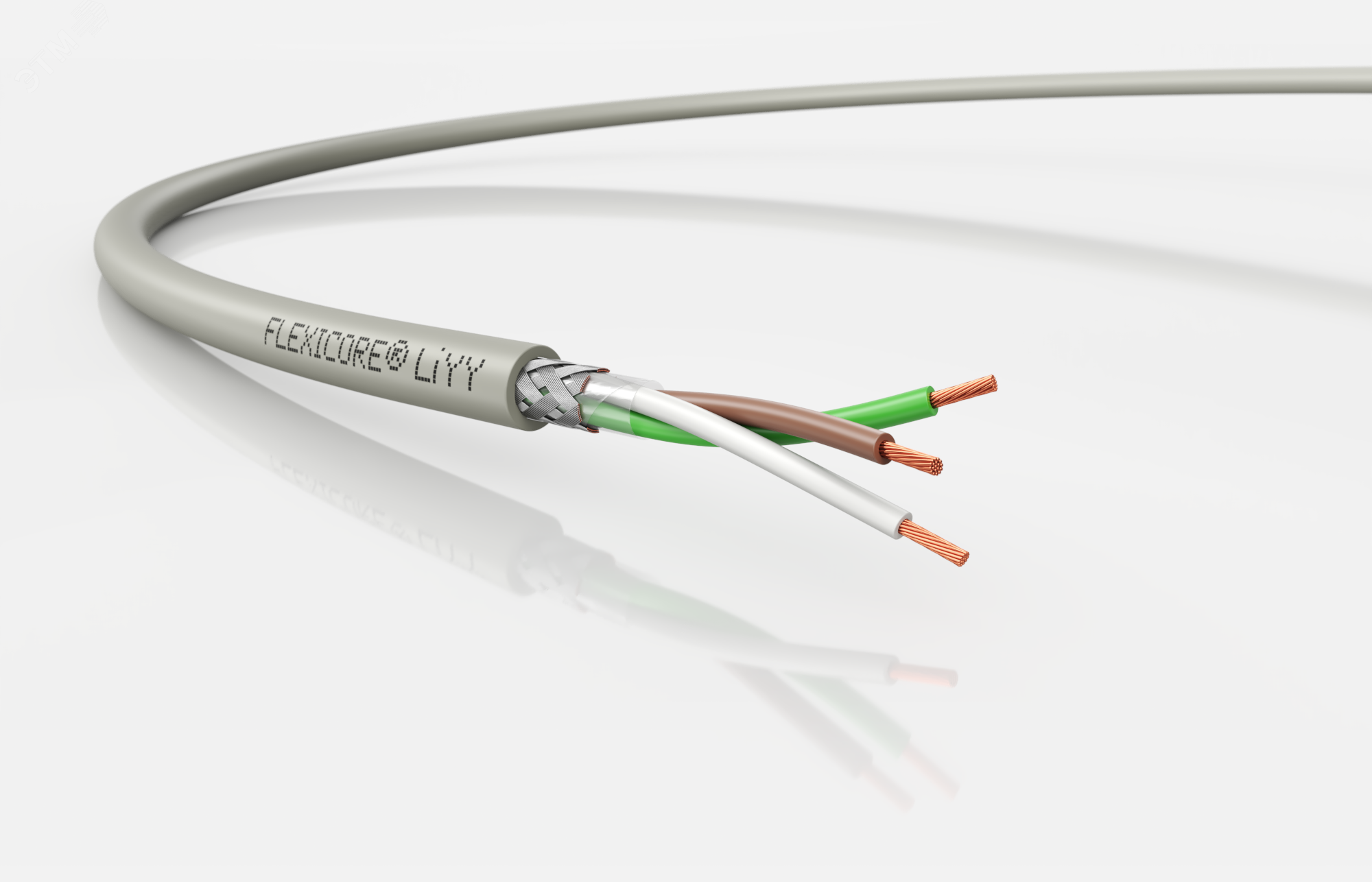 Кабель экранированный передачи данных FLEXICORE   LiYCY 3x0,75