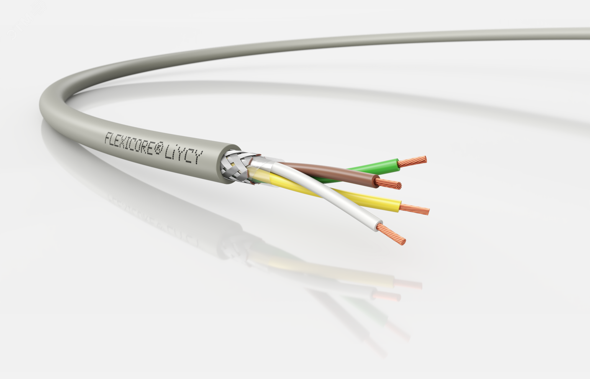 Кабель экранированный передачи данных FLEXICORE   LiYCY 4x0,5