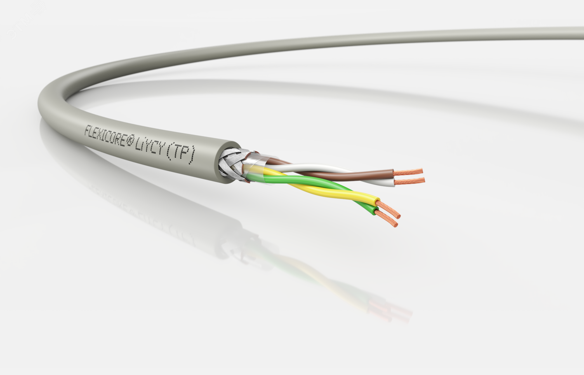 Кабель экранированный передачи данных FLEXICORE   LiYCY (TP) 2x2x0,5